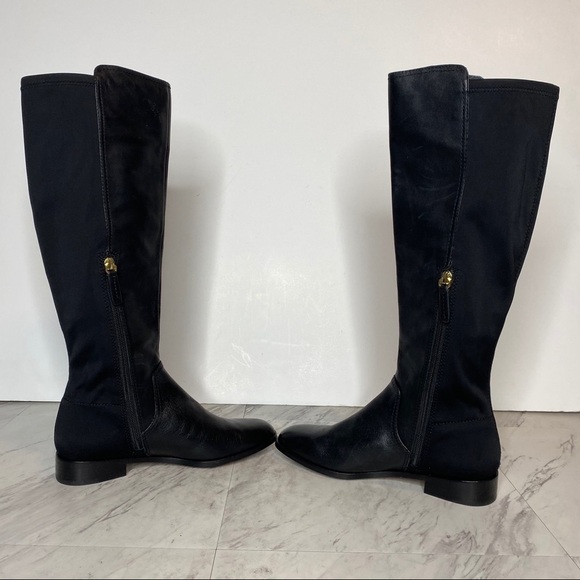 Louise et Cie Verdi Leather Black Stretch Boot 6M - Picture 5 of 15